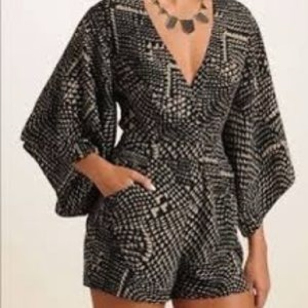 LADAKH | Kimono/Boho Patterned Romper